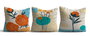Aberto Design Juego de Fundas de Cojín Multicolor (3 piezas)